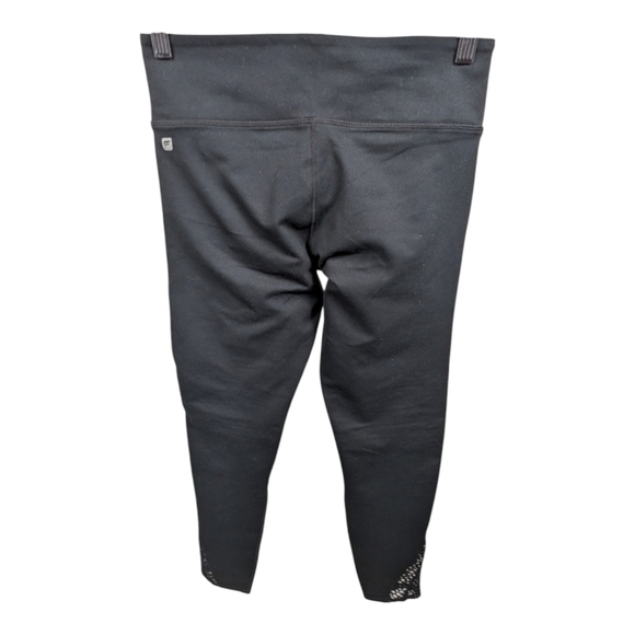 Fabletics Clover Black Mesh Panel Leggings Sz S - Picture 2 of 7